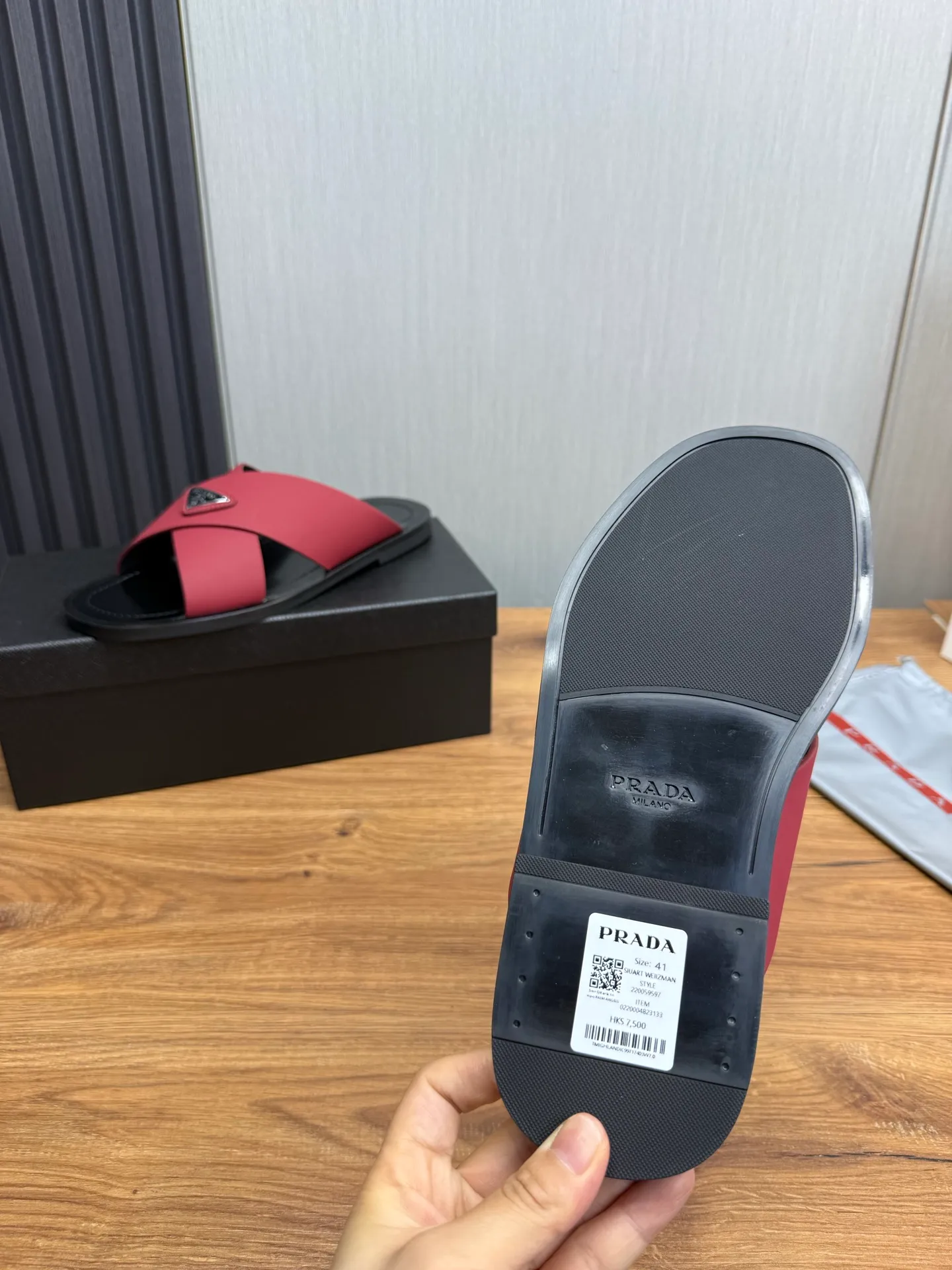 Factory price 340💰 ＰＲＡＤＡPrada - popular men's slippers hot sale 🔥 🩴Official website one to one production 38-45 sizes 45 46 🉑️Customized!